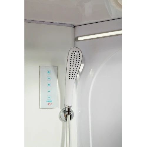 Душевая кабина Deto L 610 100х100 с LED подсветкой