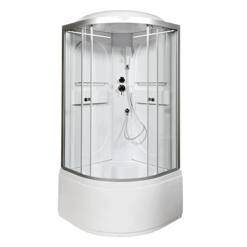 Душевая кабина Deto L 610 100х100 с LED подсветкой