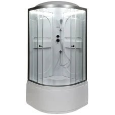 Душевая кабина Deto L 610 100х100 с LED подсветкой