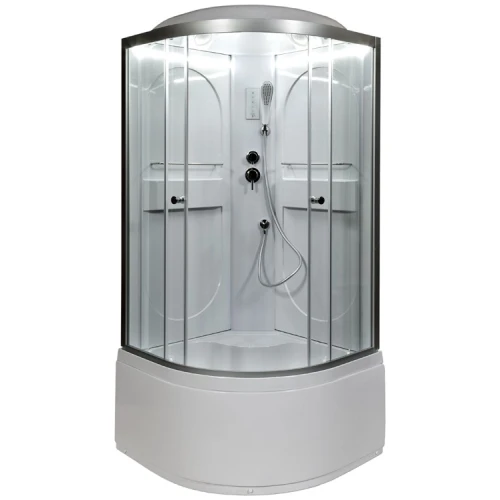 Душевая кабина Deto L 610 100х100 с LED подсветкой