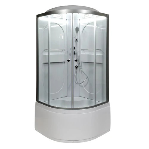 Душевая кабина Deto L 610 100х100 с LED подсветкой