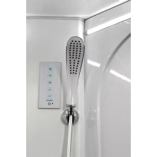 Душевая кабина Deto L 520 L 120х80 с гидромассажем и LED подсветкой