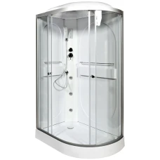 Душевая кабина Deto L 602 L 120х80 с гидромассажем и электрикой