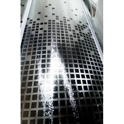 Душевая кабина Deto L 801 N BLACK без крыши с гидромассажем 100x100