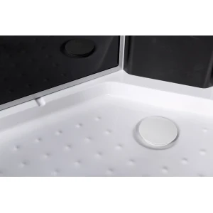 Душевая кабина Deto L 801 N BLACK без крыши 100x100