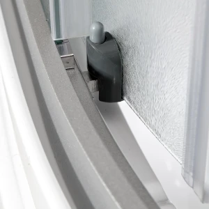 Душевая кабина Deto L 801 BLACK с гидромассажем и электрикой 100x100