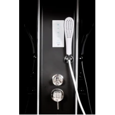 Душевая кабина Deto L 801 BLACK с электрикой 100x100