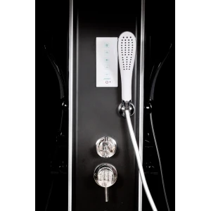 Душевая кабина Deto L 801 BLACK с электрикой 100x100