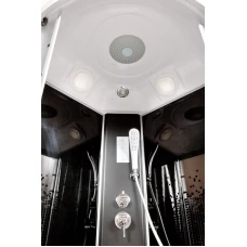 Душевая кабина Deto L 801 BLACK с электрикой 100x100