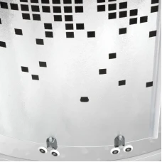 Душевая кабина Deto L 801 BLACK стандартная 100x100