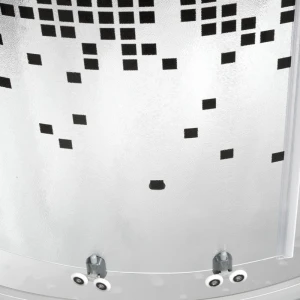 Душевая кабина Deto L 801 BLACK стандартная 100x100
