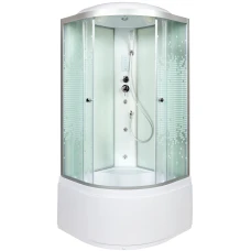 Душевая кабина Deto L 980 80х80 с гидромассажем и электрикой