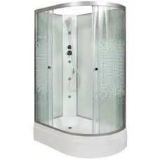 Душевая кабина Deto L 720 L N без крыши с гидромассажем 120х80