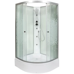 Душевая кабина Deto L 790 N без крыши с гидромассажем 90х90