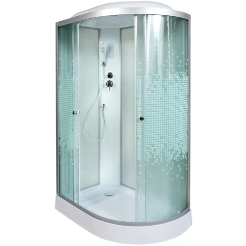 Душевая кабина Deto L 902 L 120х80 с электрикой