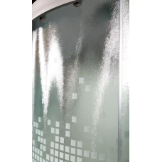 Душевая кабина Deto L 901 100х100 с гидромассажем и электрикой