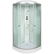 Душевая кабина Deto L 901 100х100 с гидромассажем и электрикой