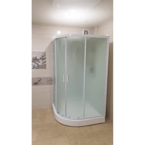 Душевая кабина Frank F420 М White 120x120 стекло матовое