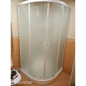 Душевая кабина Frank F420 М White 120x120 Б/К, стекло матовое