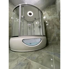 Душевой бокс Frank F651 130х130 с баней