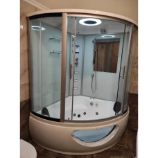 Душевой бокс Frank F652 150х150 с баней