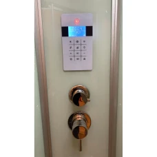 Душевая кабина Frank F606 100х100 с баней