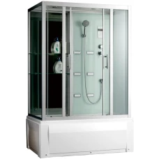 Душевой бокс Frank F-555 140x85 с баней