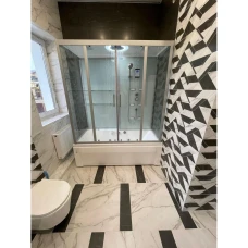 Душевой бокс Frank F-555 140x85 с баней