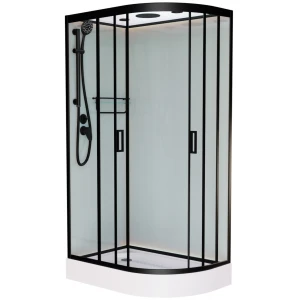Душевая кабина Frank F418L Black 100x80