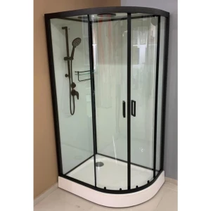 Душевая кабина Frank F418L Black 100x80