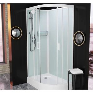 Душевая кабина Frank F418L White 100x80 без крыши