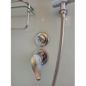 Душевая кабина Frank F418R М Brilliant 100x80 Б/К, стекло матовое