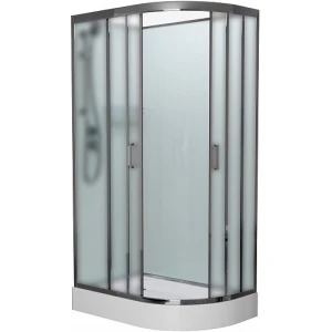 Душевая кабина Frank F418L М Brilliant 100x80 Б/К, стекло матовое