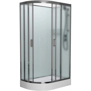 Душевая кабина Frank F418R М Brilliant 100x80 Б/К, стекло матовое