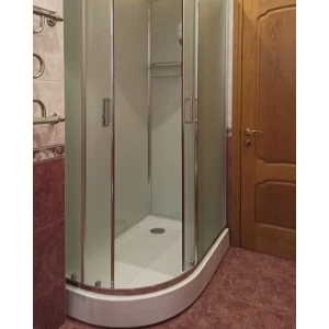 Душевая кабина Frank F418R М Brilliant 100x80 Б/К, стекло матовое