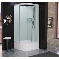 Душевая кабина Frank F400/2 White 100x100 без крыши