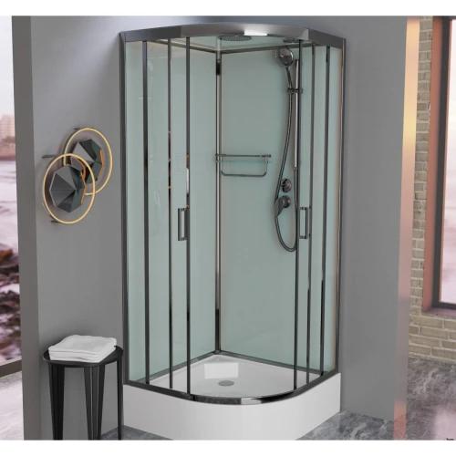 Душевая кабина Frank F409/1 Brilliant 90x90