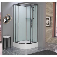 Душевая кабина Frank F409/1 Brilliant 90x90 без крыши