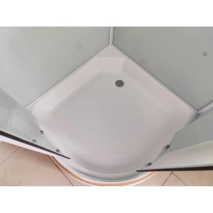 Душевая кабина Frank F409/1 М White 90x90 Б/К, стекло матовое