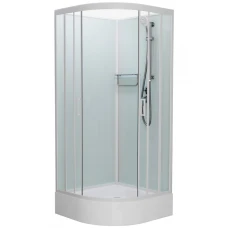 Душевая кабина Frank F409/1 White 90x90 без крыши