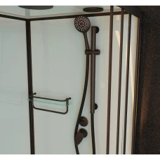 Душевая кабина Frank F408 Black 80x80