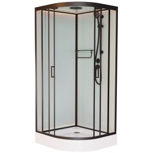 Душевая кабина Frank F420 Black 120x120