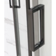 Душевая кабина Frank F400 Black 100x100 без крыши