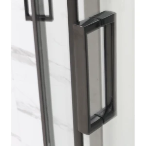 Душевая кабина Frank F408 Black 80x80 без крыши