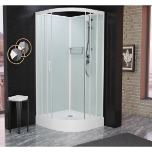 Душевая кабина Frank F408 White 80x80 без крыши