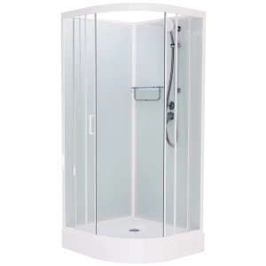 Душевая кабина Frank F408 White 80x80 без крыши
