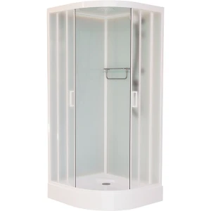 Душевая кабина Frank F420 М White 120x120 стекло матовое