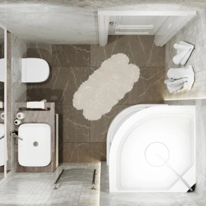 Душевая кабина Triton Стандарт В полосы 100х100