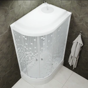 Душевая кабина Triton Коралл В 120х80 R мозаика