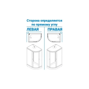 Душевая кабина Triton Коралл В 120х80 L мозаика